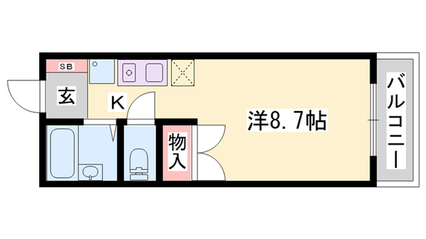 Rinky Gardenの物件間取画像